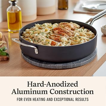 Calphalon Hard-Anodized Nonstick 5-Qt. Saute Pan with Lid