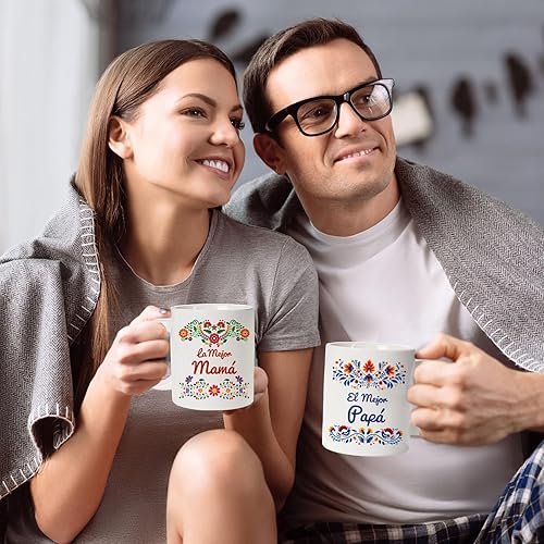 Miniatura 6 de Breezy Valley Regalos para padres, mamá y papá, regalo en español de parte de los niños, los mejores regalos de Navidad para padres de hija hijo,