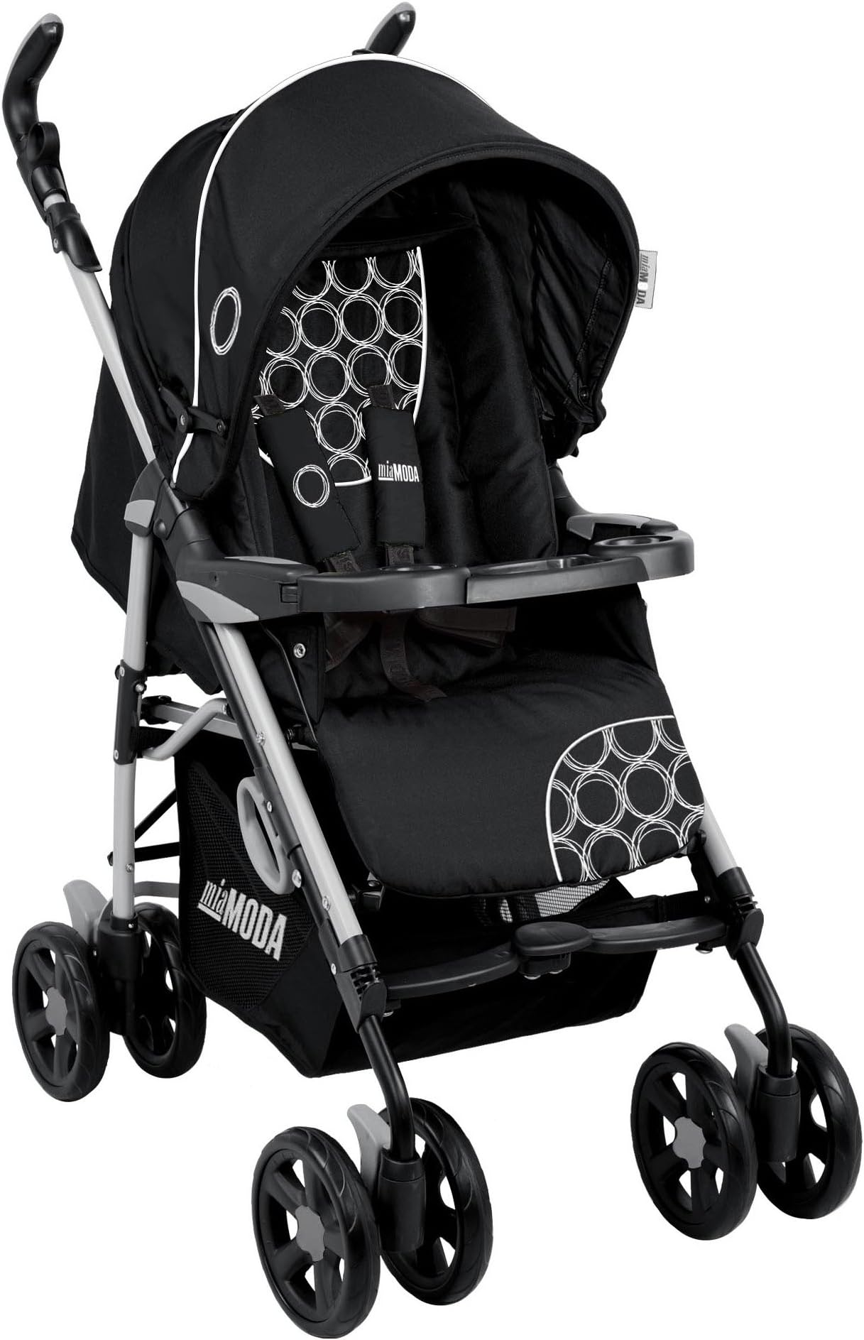 Mia Moda Libero Elite Stroller, Cercle Noir