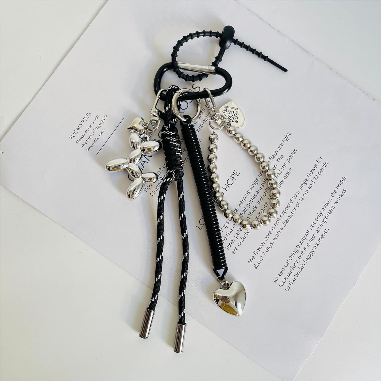 QTMY Cute Puppy Rope Braided Keychain Bag Charms for Handbag Purse Backpack Accessories for Bogg Bag,929 - Image 9