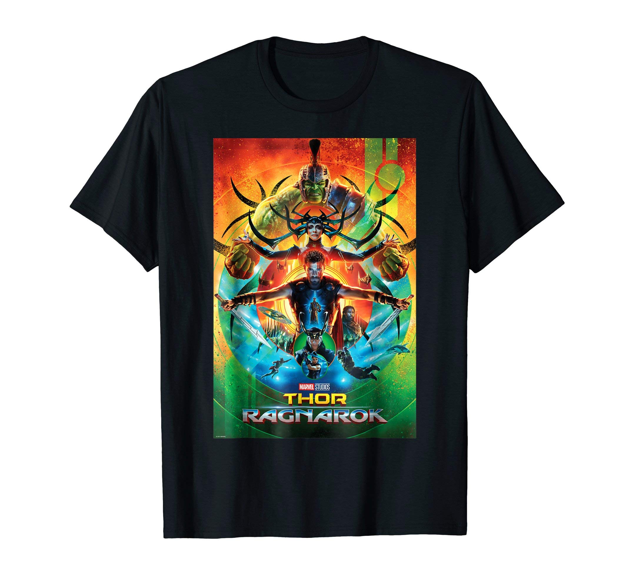 MarvelStudios Thor Ragnarok Movie Poster Graphic T-Shirt T-ShirtOEKO-TEX STANDARD 100