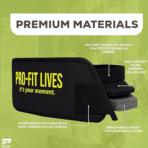 Miniatura 4 de Cinturón de empuje de cadera con bandas de resistencia y asas, cinturón de levantamiento de pesas resistente para mancuernas, pesas rusas y platos,