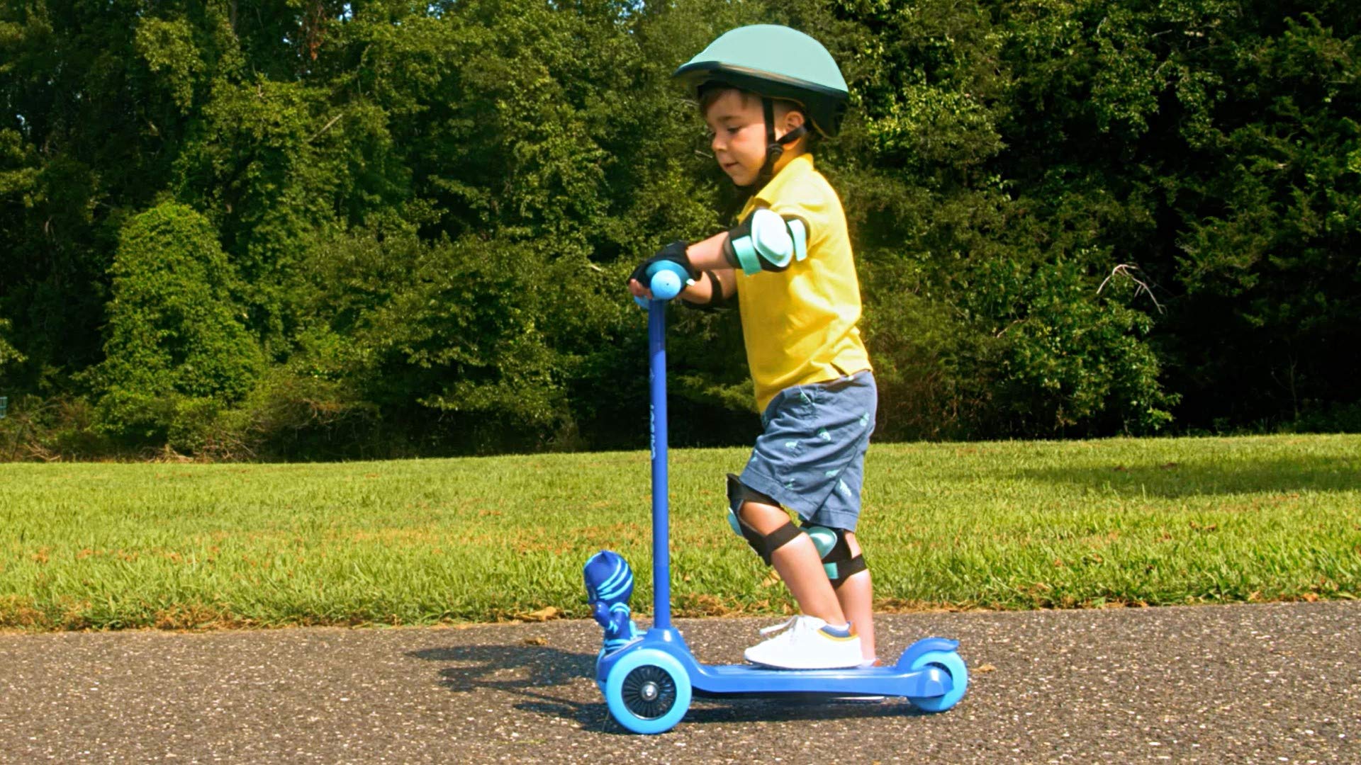 PJ Mask Dimensions 3D Catboy Self Balancing Toddler & Kids Scooter, 3