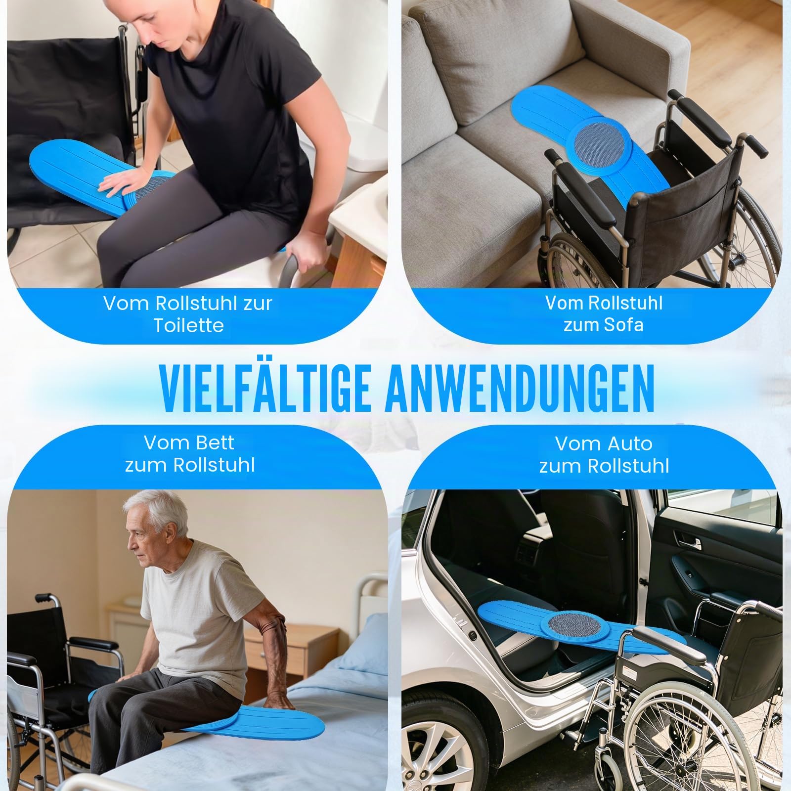90cm Transferbrett mit 360° verschiebbarer Drehscheibe