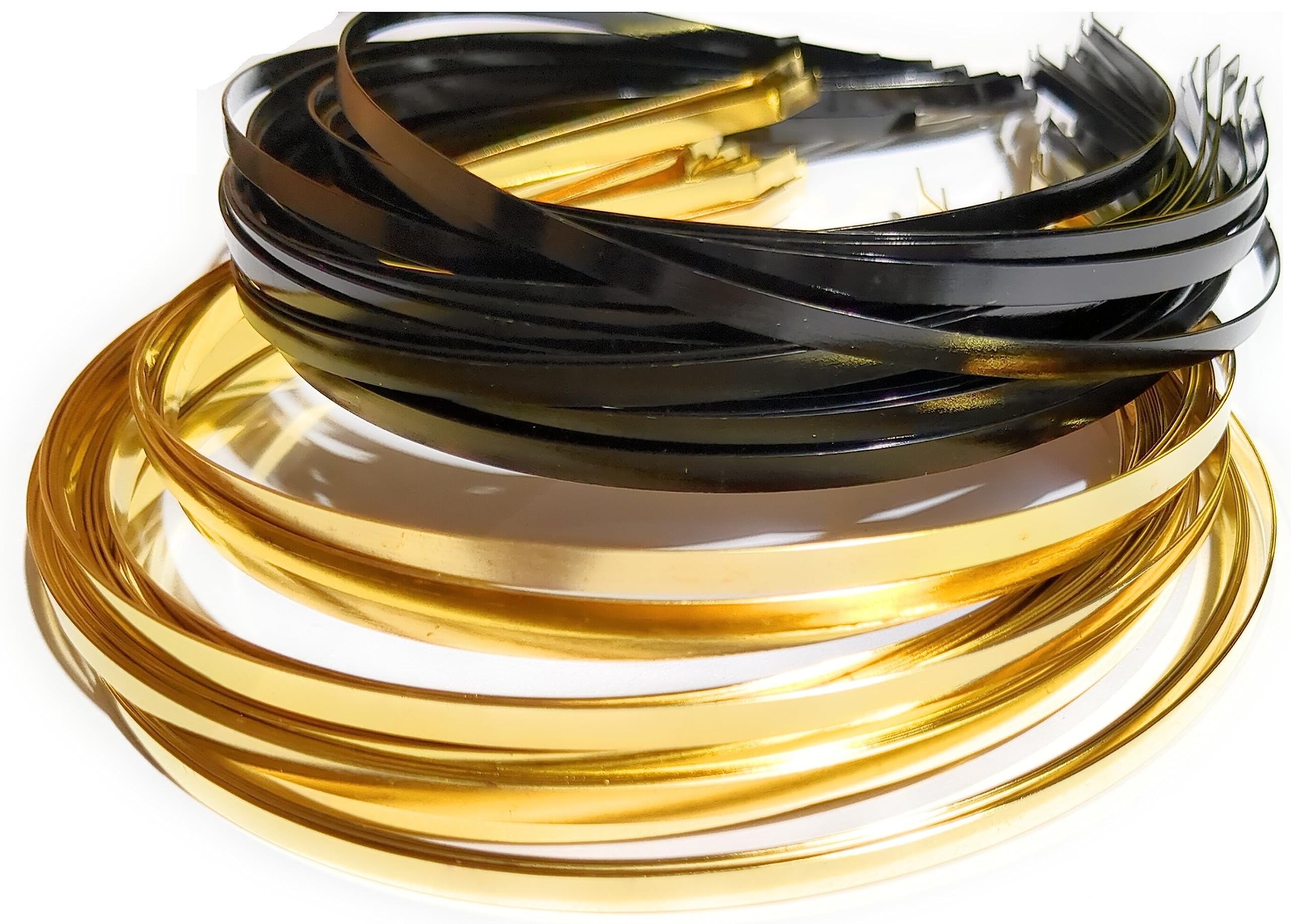 See full amazon price history chart for PLAIN STRONG AND FLEXIBLE METAL MADE paint and polished Hairband PACK OF 24 golden black COLOUR PLAIN STRONG AND FLEXIBLE METAL MADE paint and polished Hairband PACK OF 24 golden black COLOUR (B0BSRYSTTZ) Amazon Price History, Amazon Price Tracker