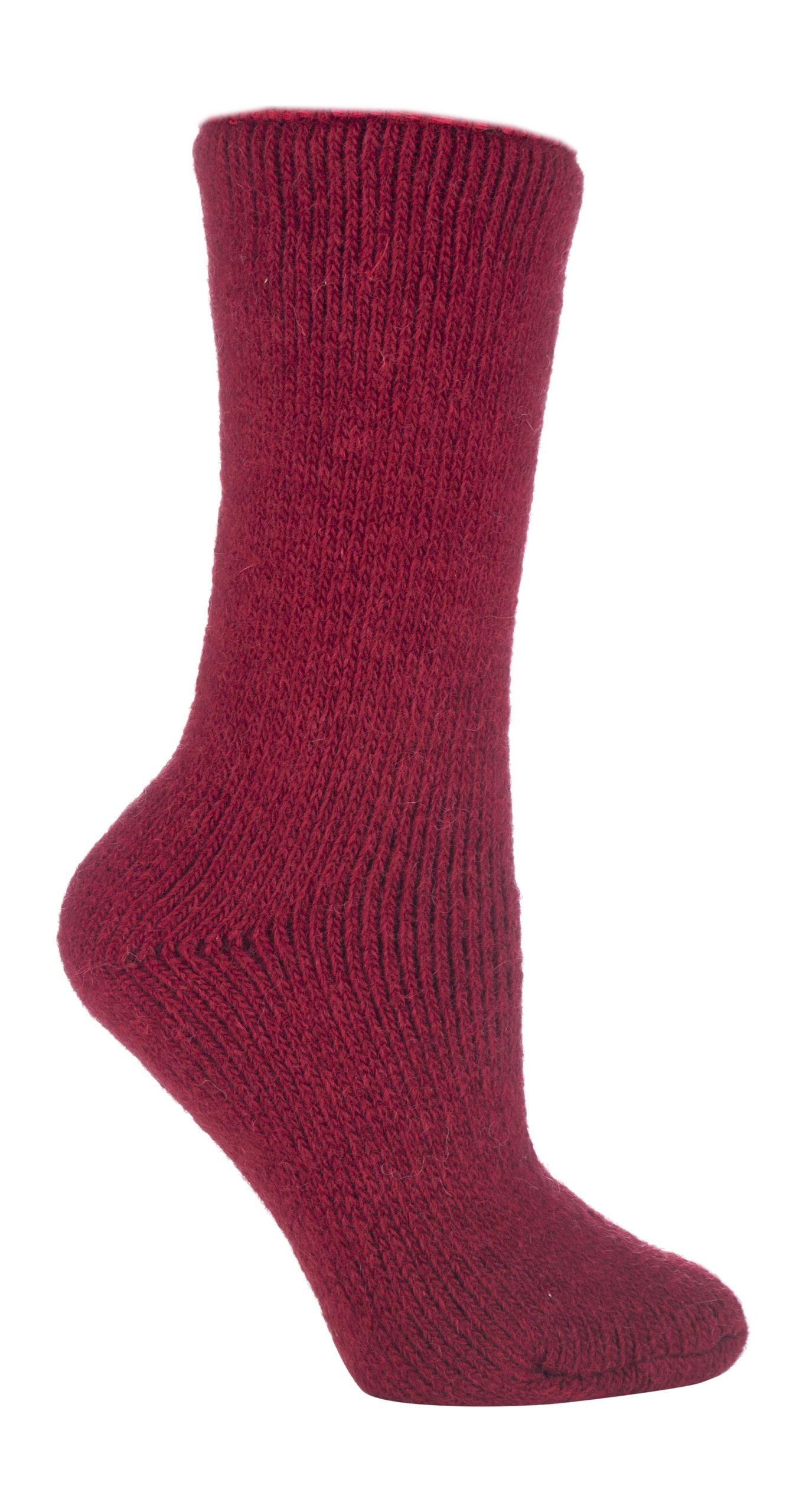 Heat Holders Ladies WOOL 2.7 Tog Original Thermal Socks 5-9 usa Cherry Red