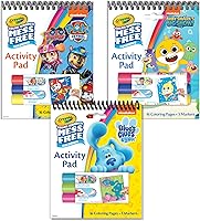 Crayola Color Wonder Mess Free Coloring Bundle (3pk) - Paw Patrol, Blue’s Clues & Baby Shark Activity Pads for Toddlers 3+