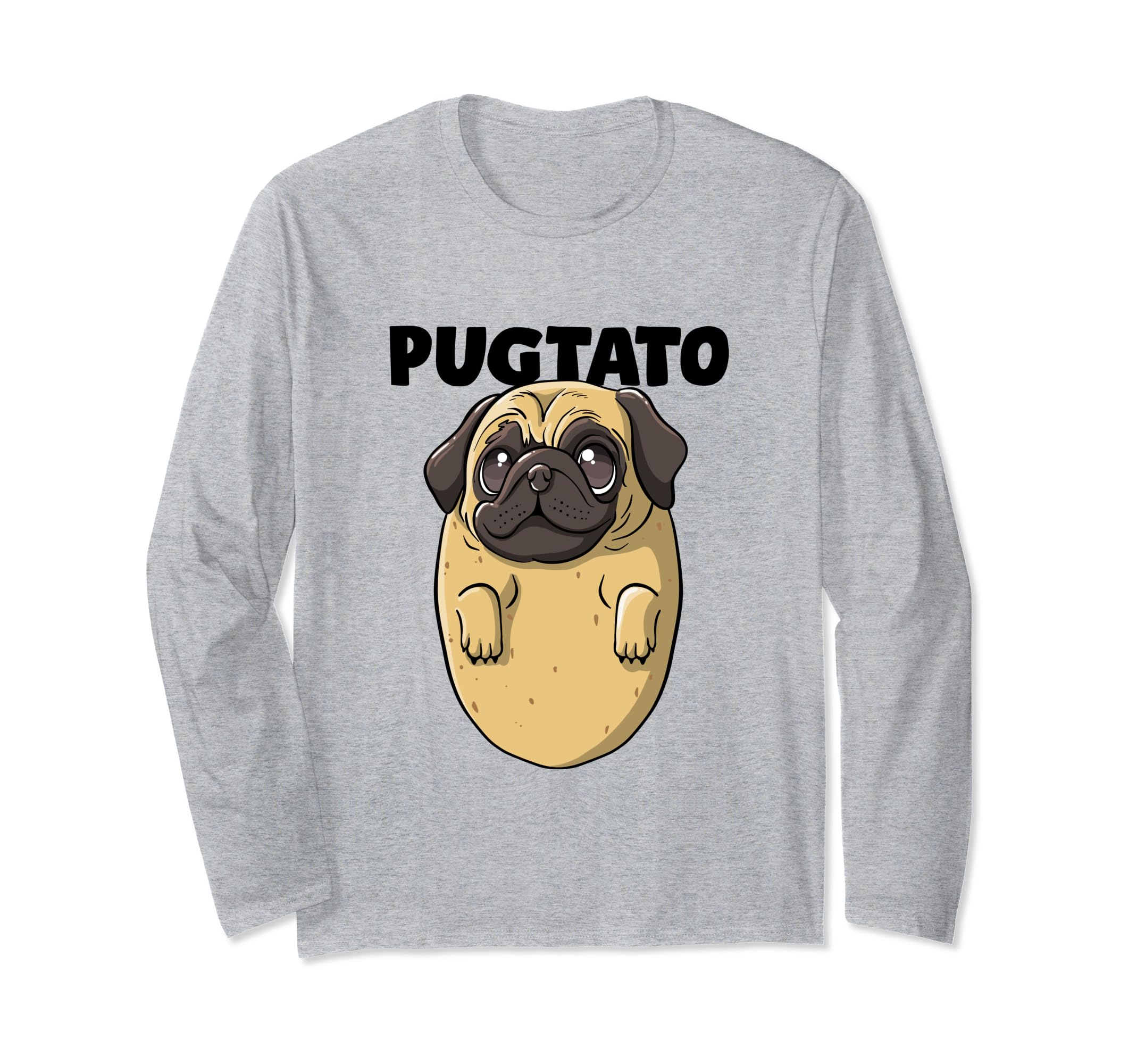 Amazon | Pugtato パグ愛好家 パグ犬 かわいいパグ顔 面白い パグ