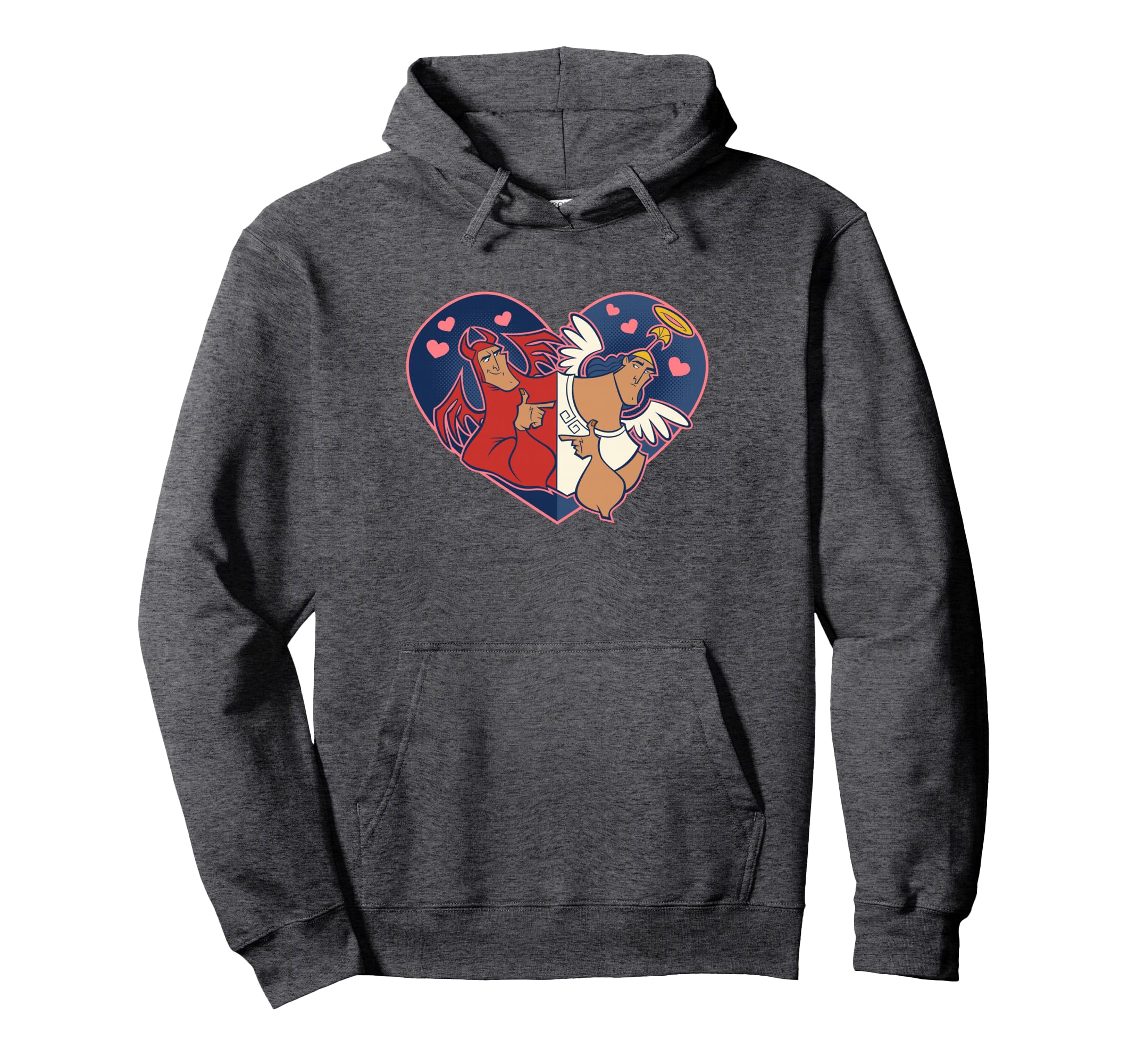 Sweat à capuche Disney Kronk Kuzco vêtement pullover imprimé pour adulte - 2