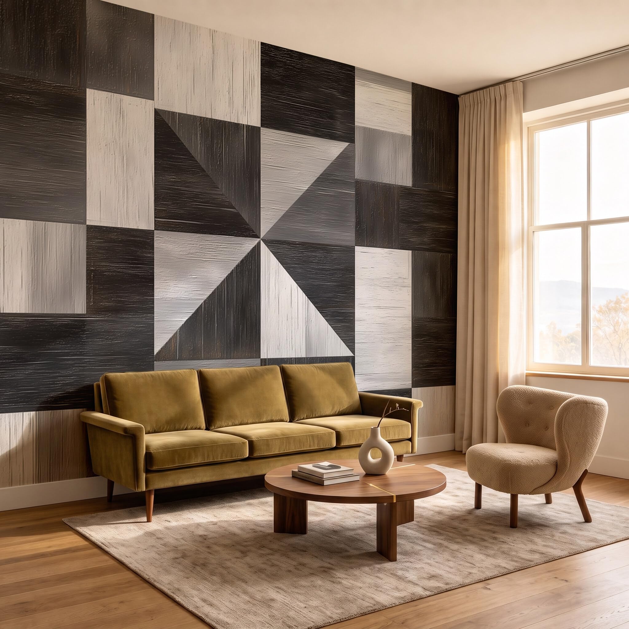 Papier Peint Panoramique Texture Industrielle Poster Mural | Rayures En Maille Papier Peint Intissé Décoration Pour Salon Chambre Restaurant Chambre D'Enfants, 400X280Cm