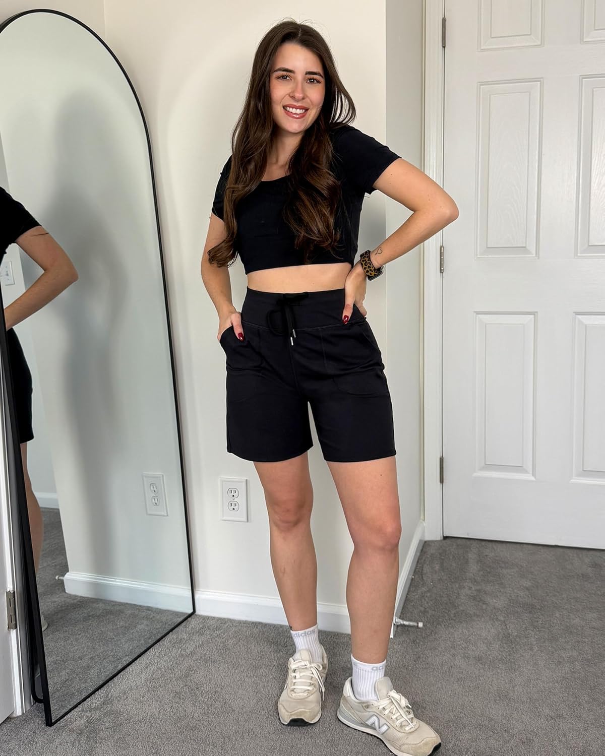 G4Free Women's Athletic Running Shorts High Waisted Summer Casual Shorts for Golf Yoga with Pockets - Image 3