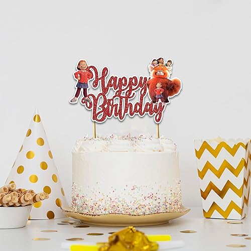 Miniatura 5 de Seyal Turn in Red Happy Birthday Cake Topper