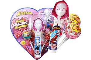 Spidergirl Valentines Day Candy Gift Pop Ups Lollipop Holder Case With Individually...