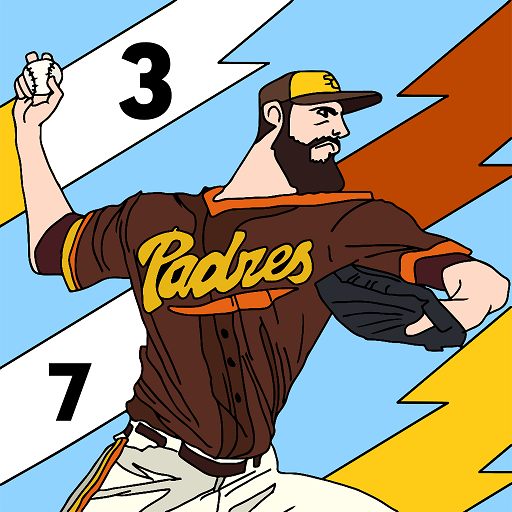 Baseball Paint by Number Sports Paint + Glitter + Crayon + Oil Paint