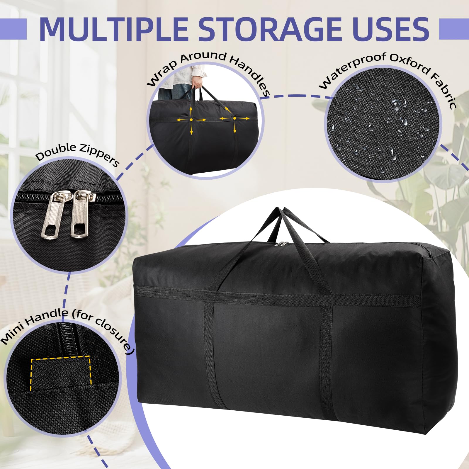 Borsoni Da Viaggio Grandi Mozvvco 92L Grande Borse Trasloco Per