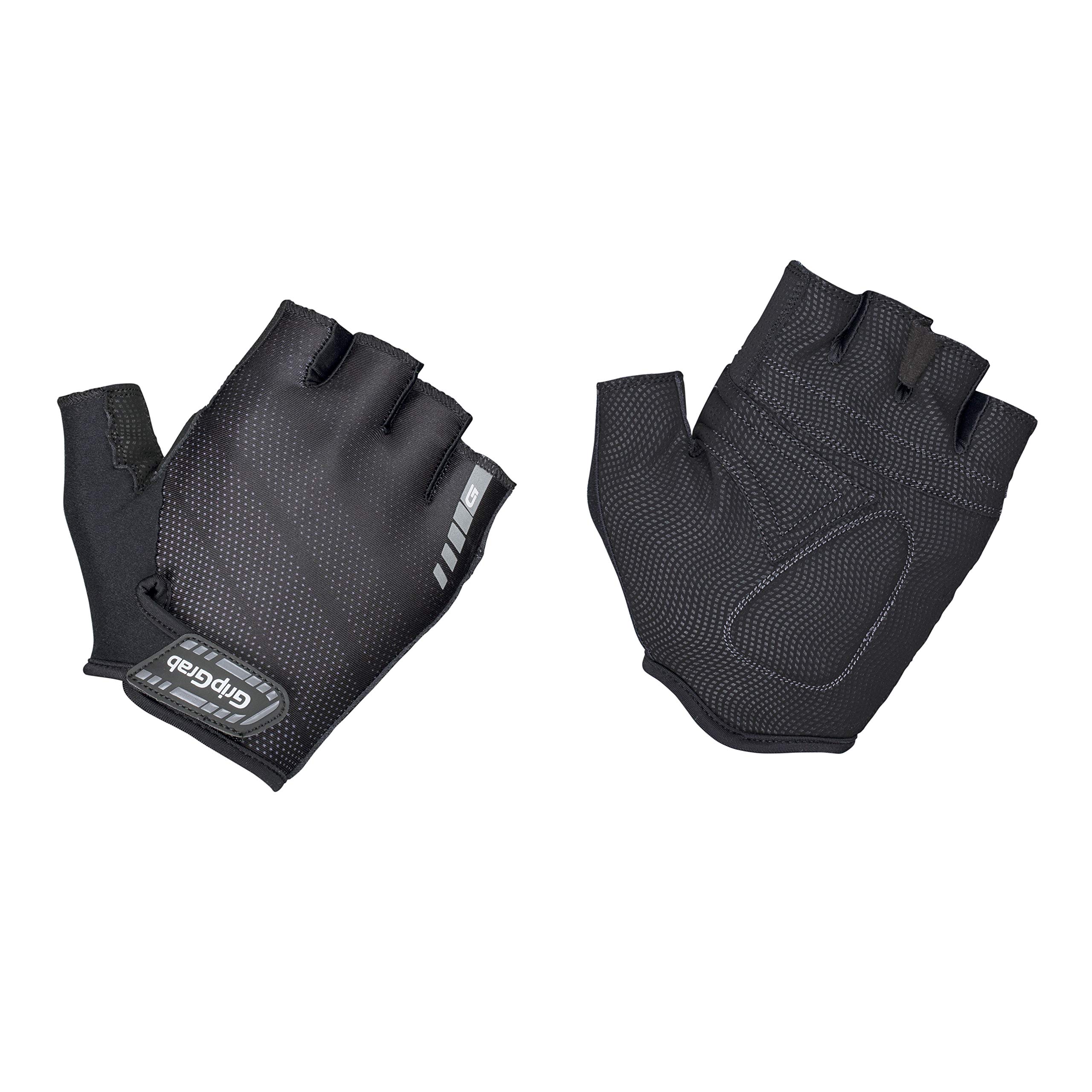 GripGrab Rouleur Padded Short Finger Summer Cycling Gloves Comfortable Half Finger Fingerless Cushioned Bicycle Glove