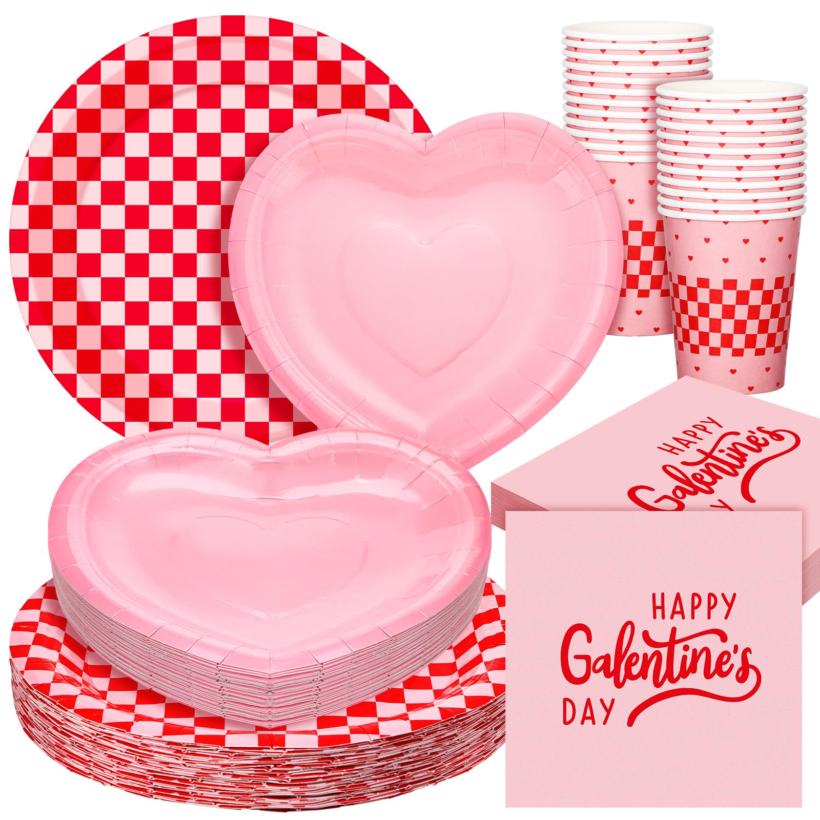 Galentine's Day Party Supplies Set for 24 Guests 
