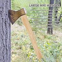 Vista 4 de DOITOOL Mango de madera de nogal de repuesto para hacha pequeña