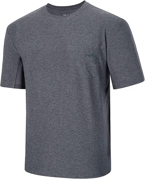 BASSDASH Men’s UPF 50+ Performance Short Sleeve Pocket T-Shirt UV Sun Protection Fishing Hiking Kayaking Sports Shirts