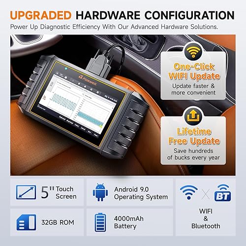 Miniatura 5 de FOXWELL NT710 apto para herramienta de escaneo de diagnóstico GM, escáner OBD2 bidireccional para todo el sistema para Chevrolet Buick GMC Cadillac,