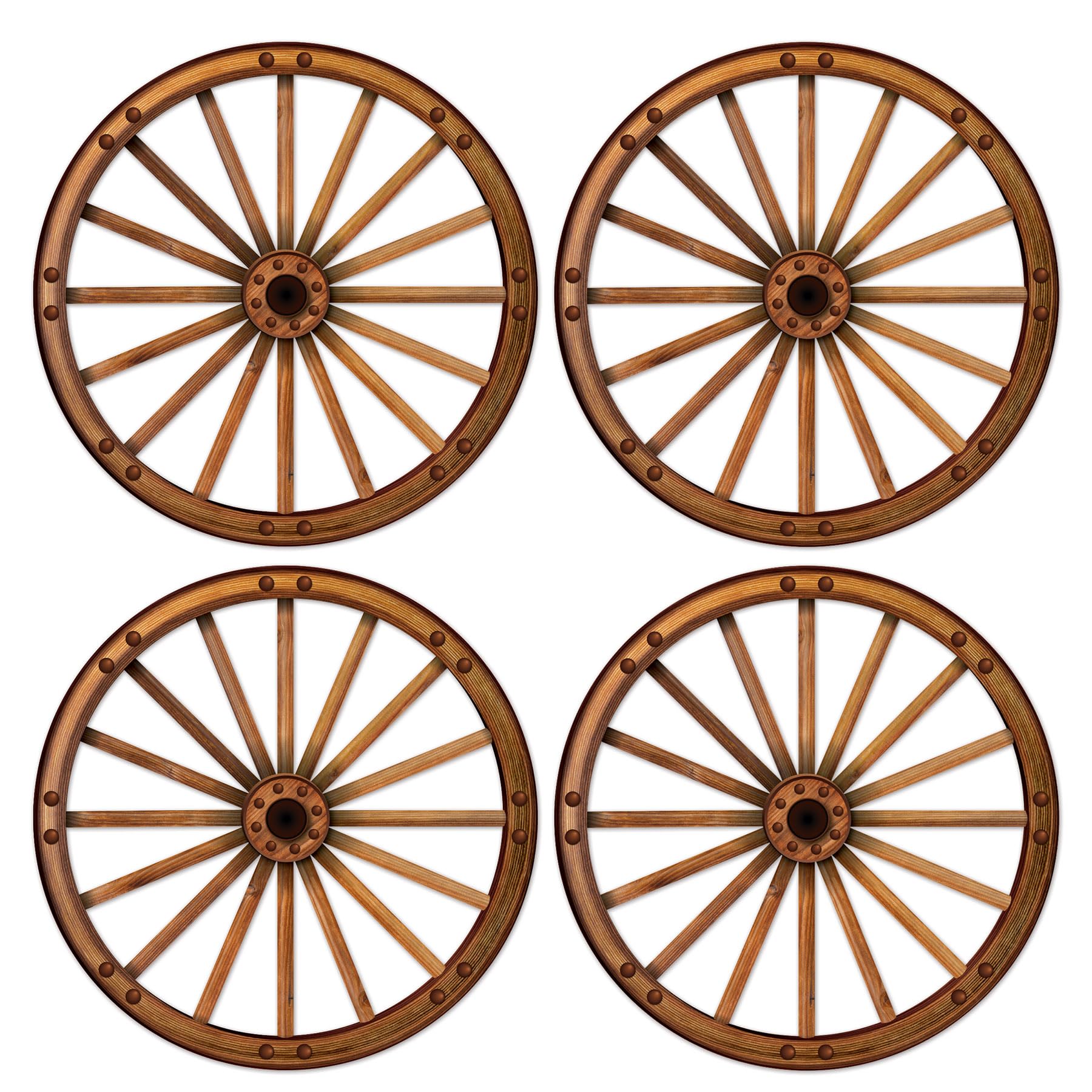 Décoration de fête occidentale avec roue de wagon cowboy pour événement grange et saloon