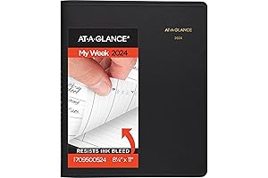 2024 Weekly Planner Spiral Bound 8x11: Plan Your Year with Ease