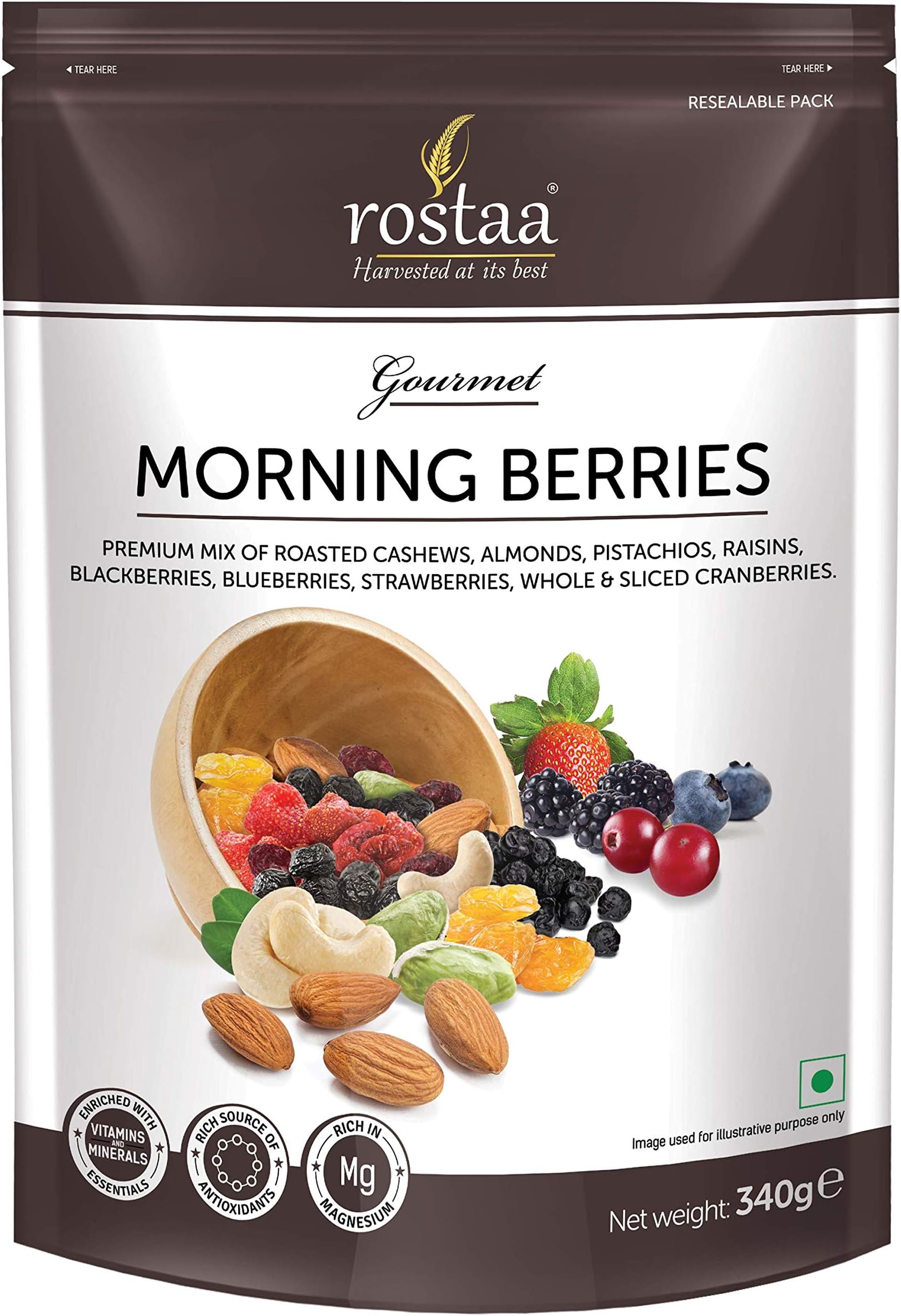 Rostaa Morning Berries, 340G