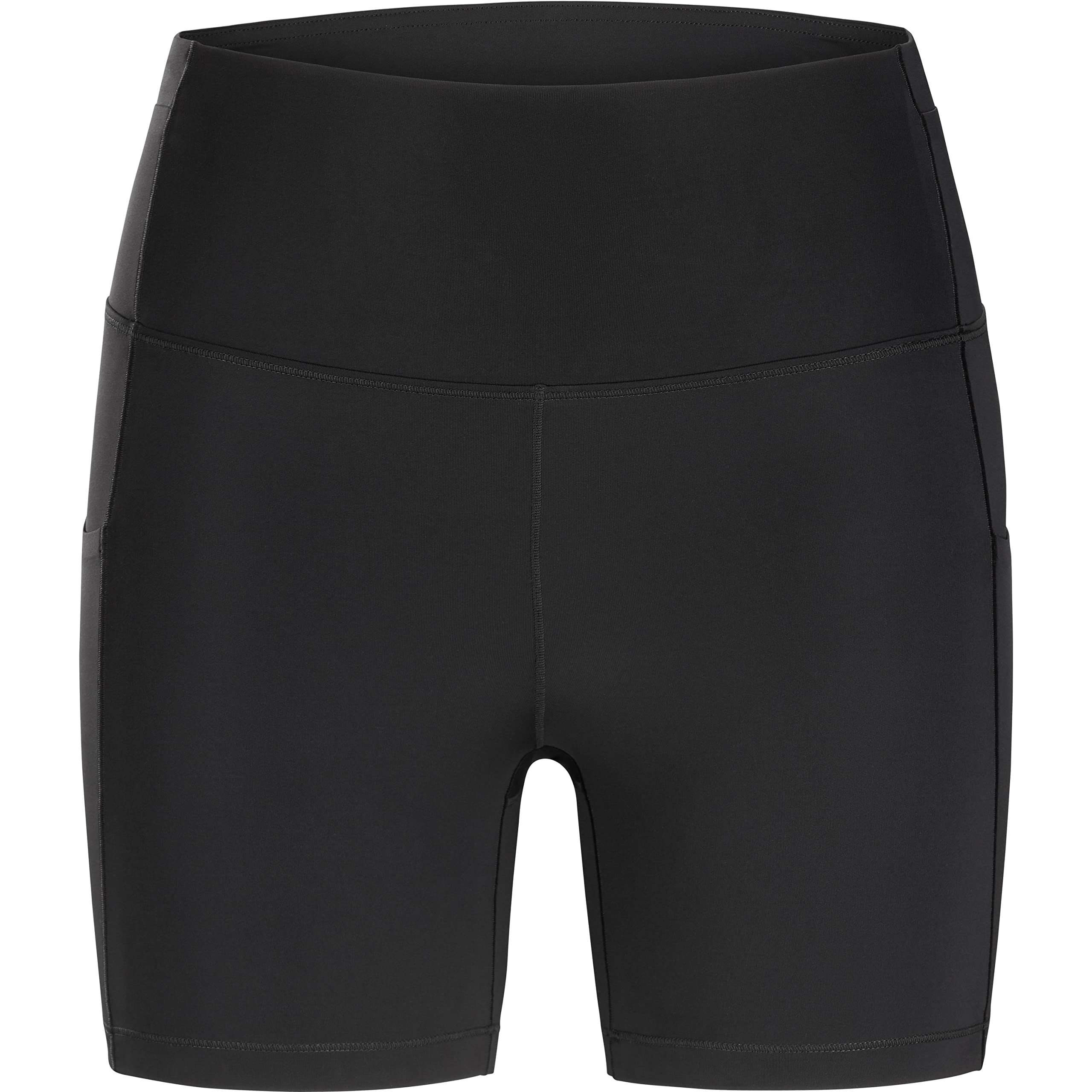 Essent High-Rise Short 5 Women's | Versatile Durable Performance Short, Black, 12