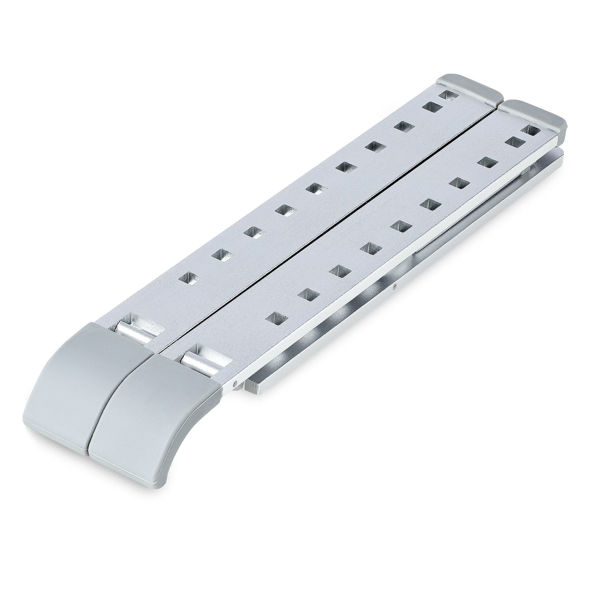 StarTech Faltbarer Laptopständer, Neigbar, Aluminium, Tragbar, bis 10kg | Höhenverstellbarer Notebookständer, Ergonomisch, Laptophalterung, Belüftetes Design