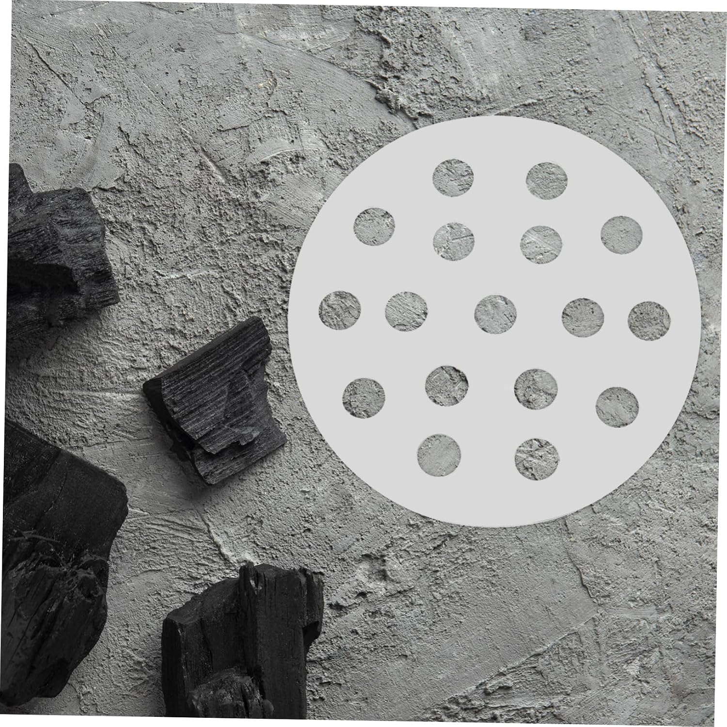 Xmas Round Iron Charcoal Grill Plate 145mm Fire Grate Replacement