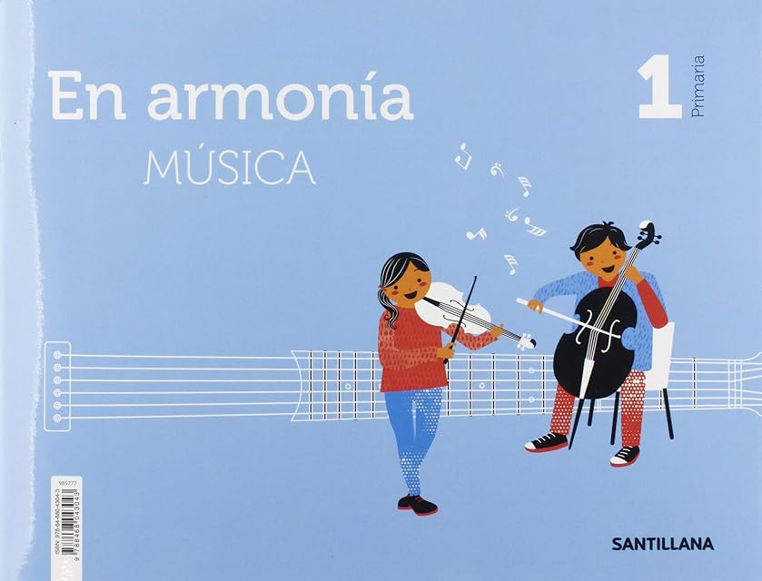 Portada de Musica 1º Educacion Primaria en Armonia Ed 2019