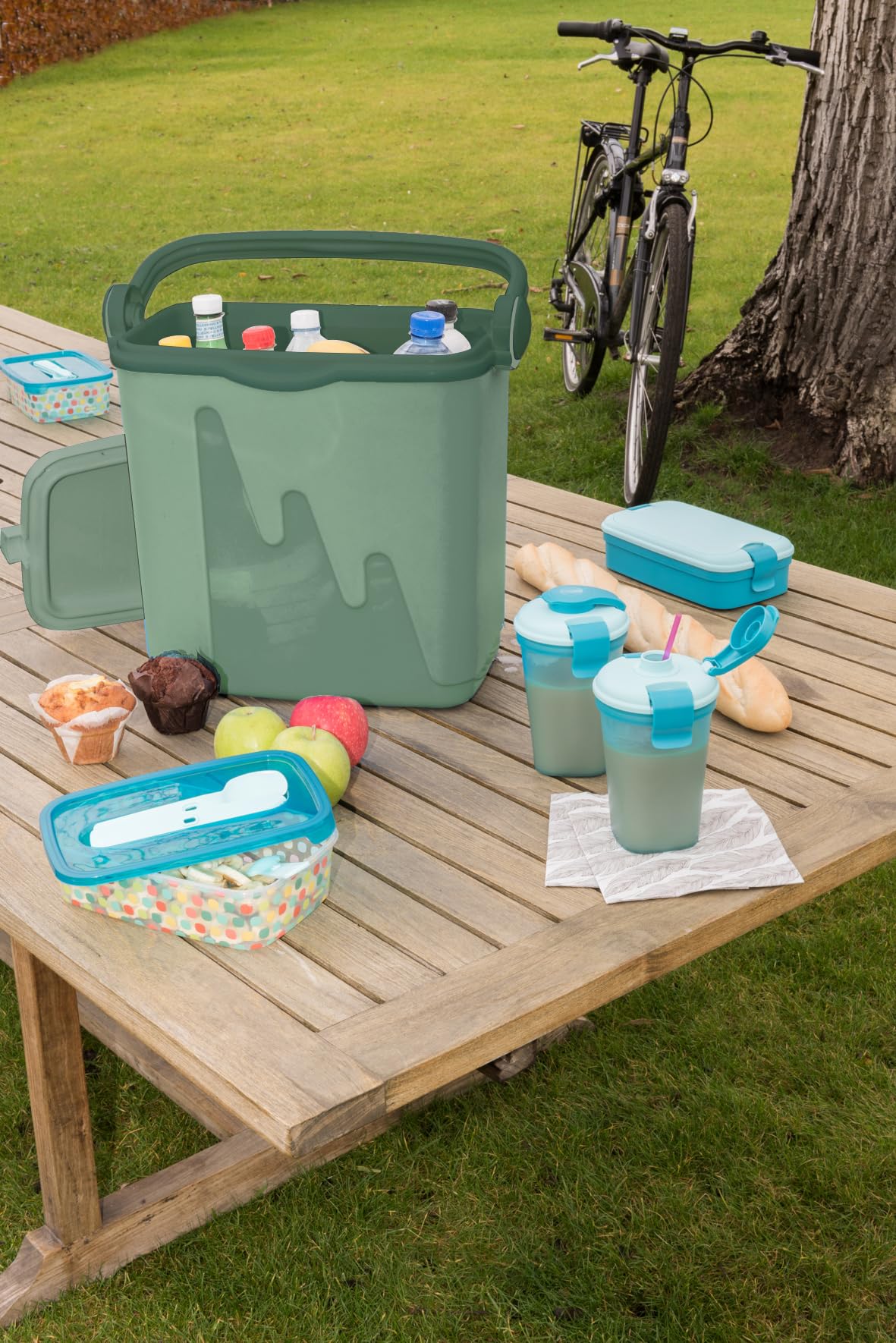Curver Kühlbox, 32 l, 49,6 x 26,8 x 40 cm, Grün