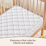 Premium Dual-Sided Baby Crib Mattress and Toddler Mattress - 52" x 27.6" x 5" - Breathable - Firm Soft - Fits Standard Cribs and Toddler Beds