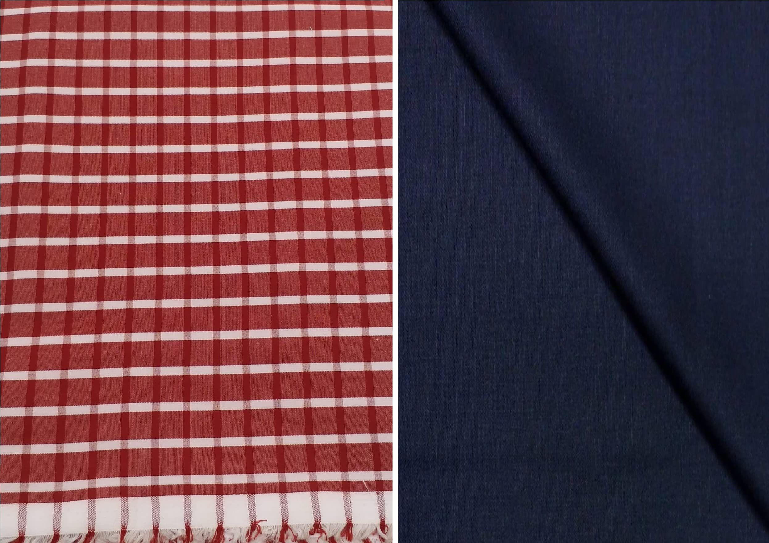 Pri & Su CottLinns Combo of Cotton Checkered Shirt 500020 & Trouser 90004-picture-43