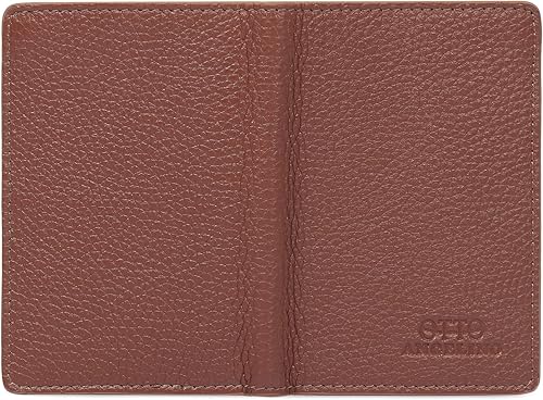 Miniatura 7 de Otto Angelino Cartera de piel plegable - Estilo pasaporte - identificación, tarjetas bancarias y efectivo, bloqueo RFID - Unisex