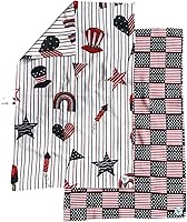 Vista 19 de Paquete de 2 Paños de cocina de doble cara Microfibra de tejido gofre Altamente absorbente Lazo para colgar Paños de cocina