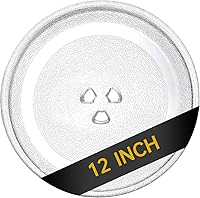 Vista 7 de Plato giratorio de vidrio para microondas de 9.6", Plato de microondas de 24.4cm, Plato de vidrio de repuesto para bandeja, Plato de vidrio