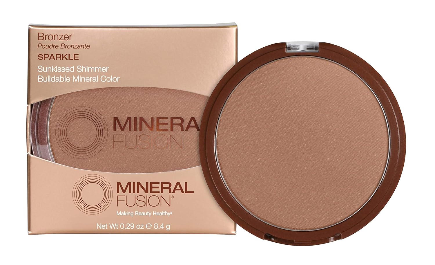 Mineral Fusion Sparkle Bronzer, 0.29 Ounce (Packaging May Vary) : Beauty & Personal Care