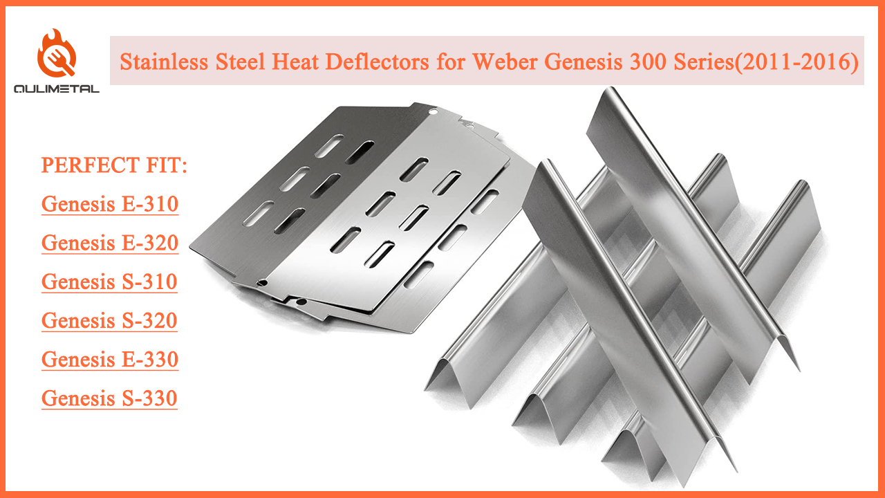 Aromaschienen Für Weber Genesis I - 300er Baureihe Ab 2011 - Fire Wor