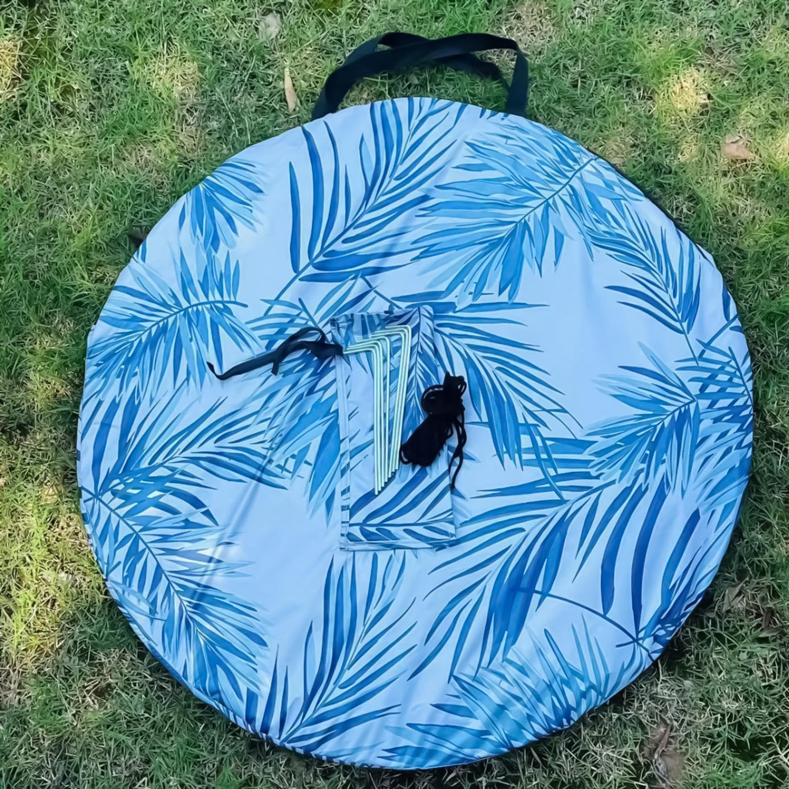 Przenośny namiot plażowy 130x130x100 cm natychmiastowy i składany montaż