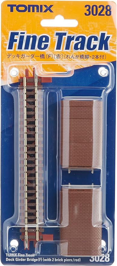Tomix Nゲージ デッキガーター橋 F 赤 れんが橋脚 2本付 3028 鉄道模型用品 鉄道模型 通販 Amazon