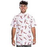 Cosmo Kramer Lobster Button-Up White Shirt