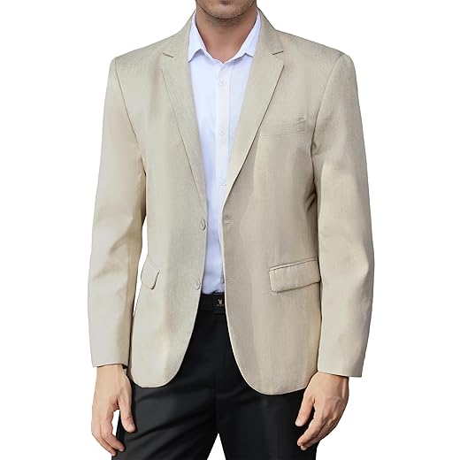Wrinkle-Resistant Travel Blazer Jacket
