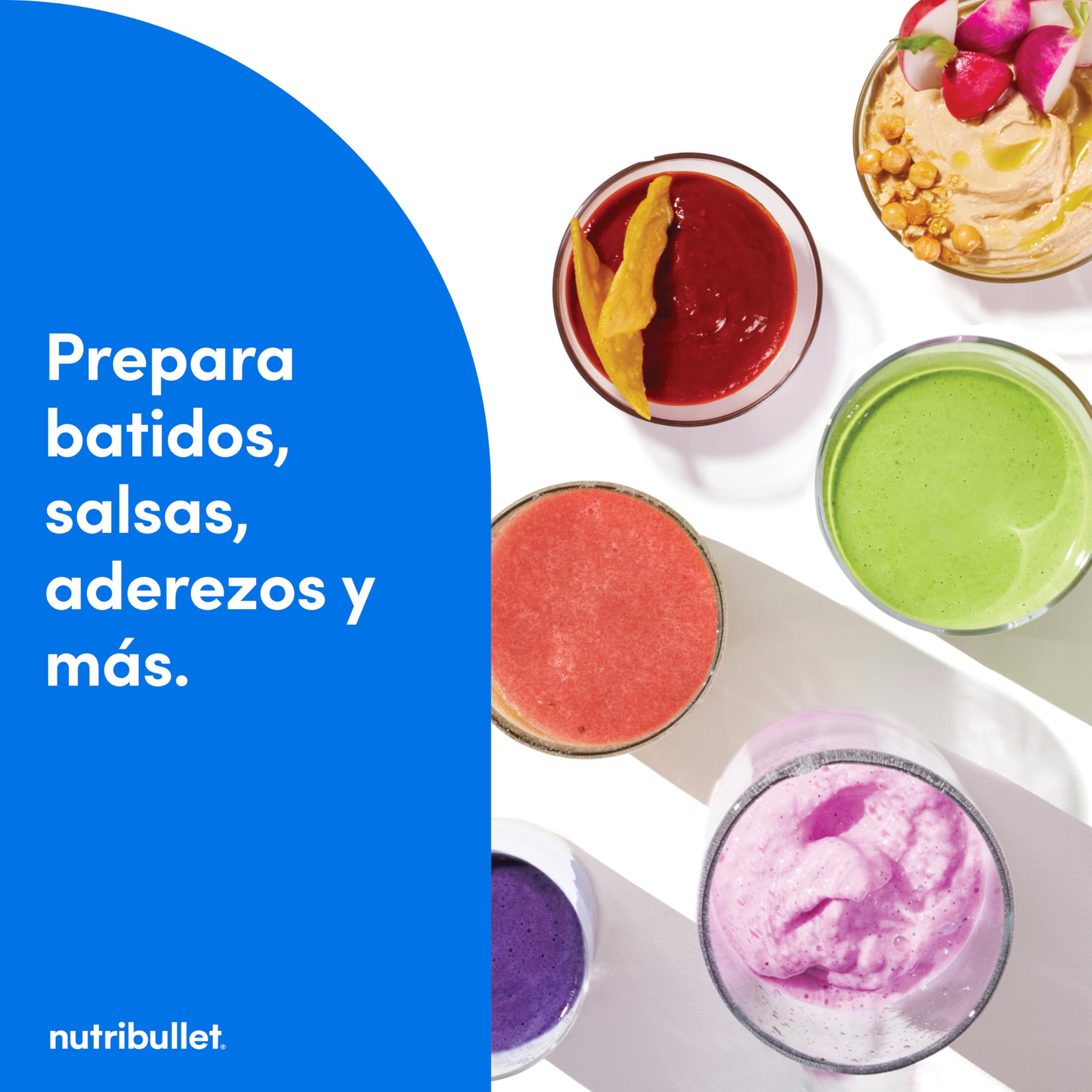 Nutribullet Pro 900 - Batidora Personal Multifunción, Blender Frutas y Verduras, Diseño Compacto, Fácil de Usar y Limpieza Rápida, Extracción de Nutrientes, 900W, Mineral Gris Paloma (NB904MASN)