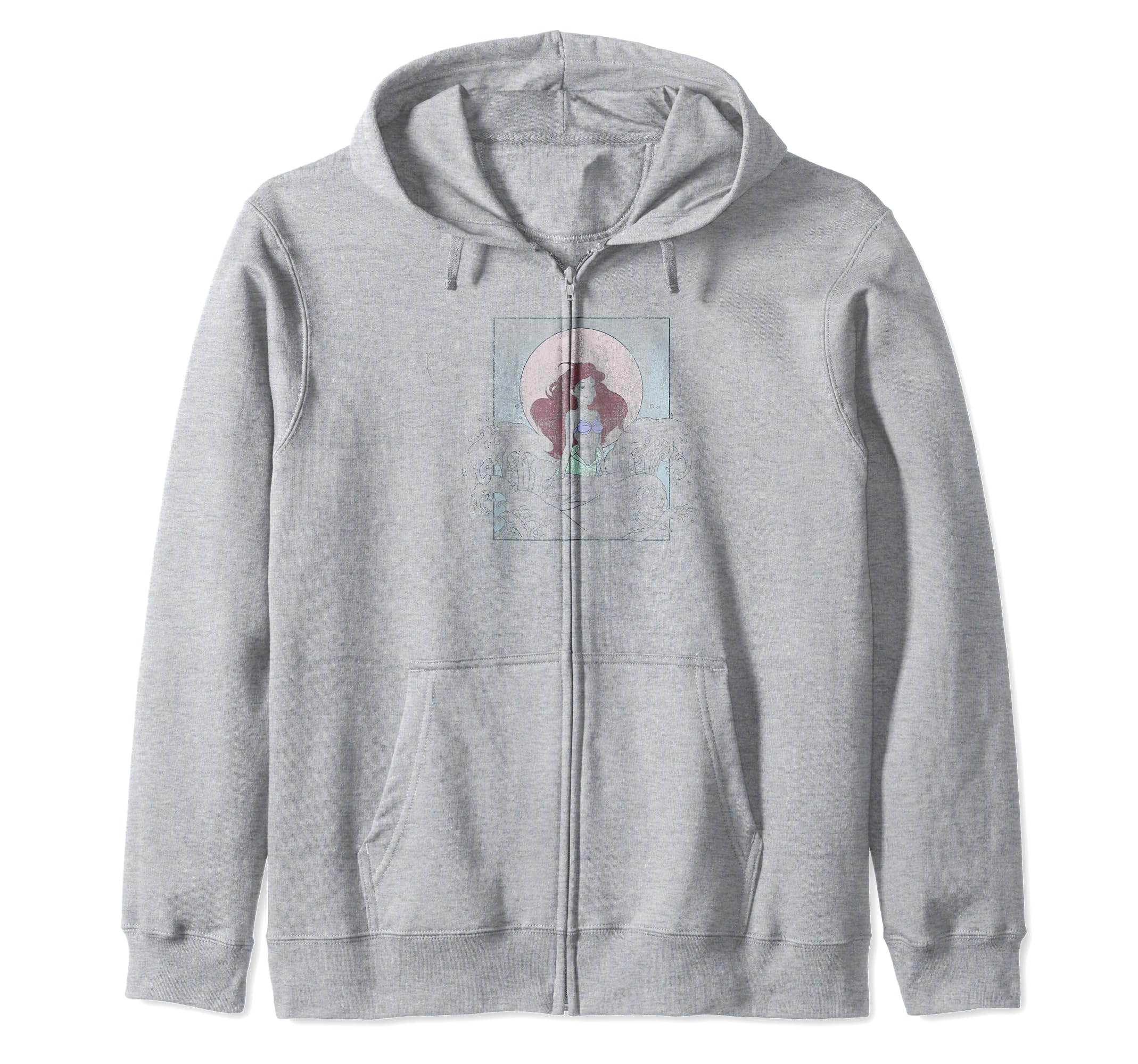 Sweat Ariel Disney veste à capuche pour balades et soirées d'été - 2