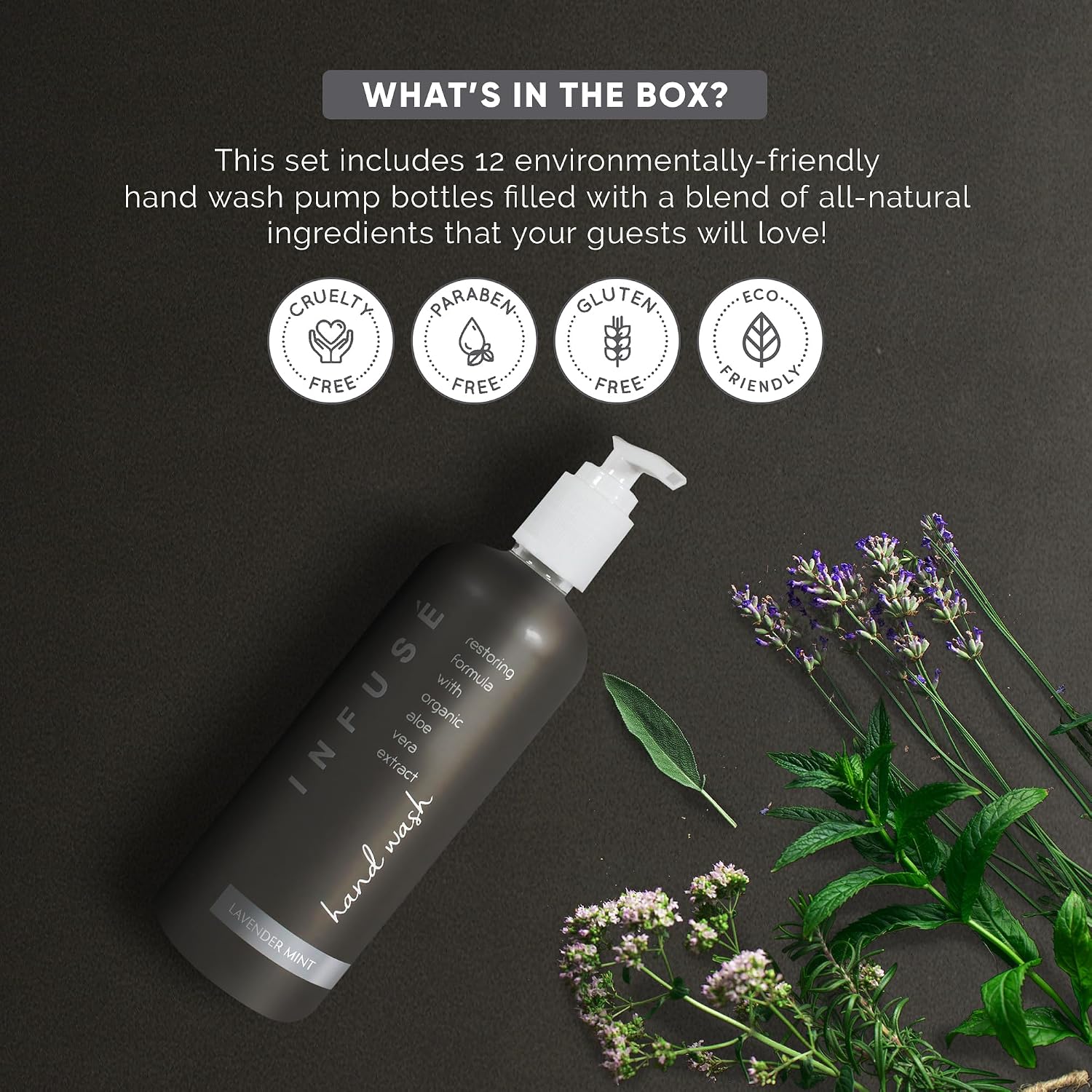 Terra Pure Infuse Lavender Mint Hand Wash | 400 ml Case of 12