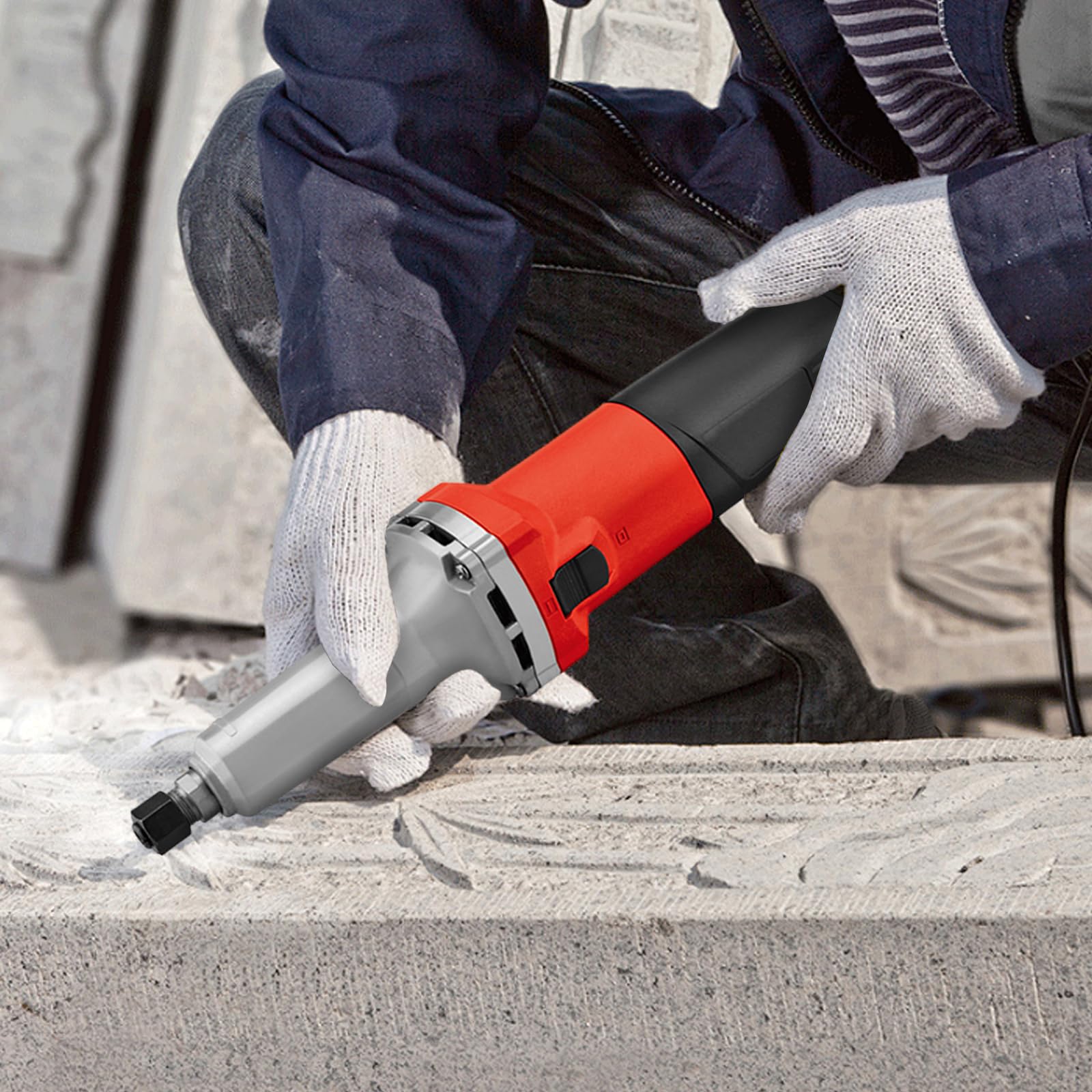 Smerigliatrice Elettrica Diritta 600W - 0-27000 Giri/min, Pinza 6 Mm, Ideale Per Lucidatura E Incisione - Foto 7