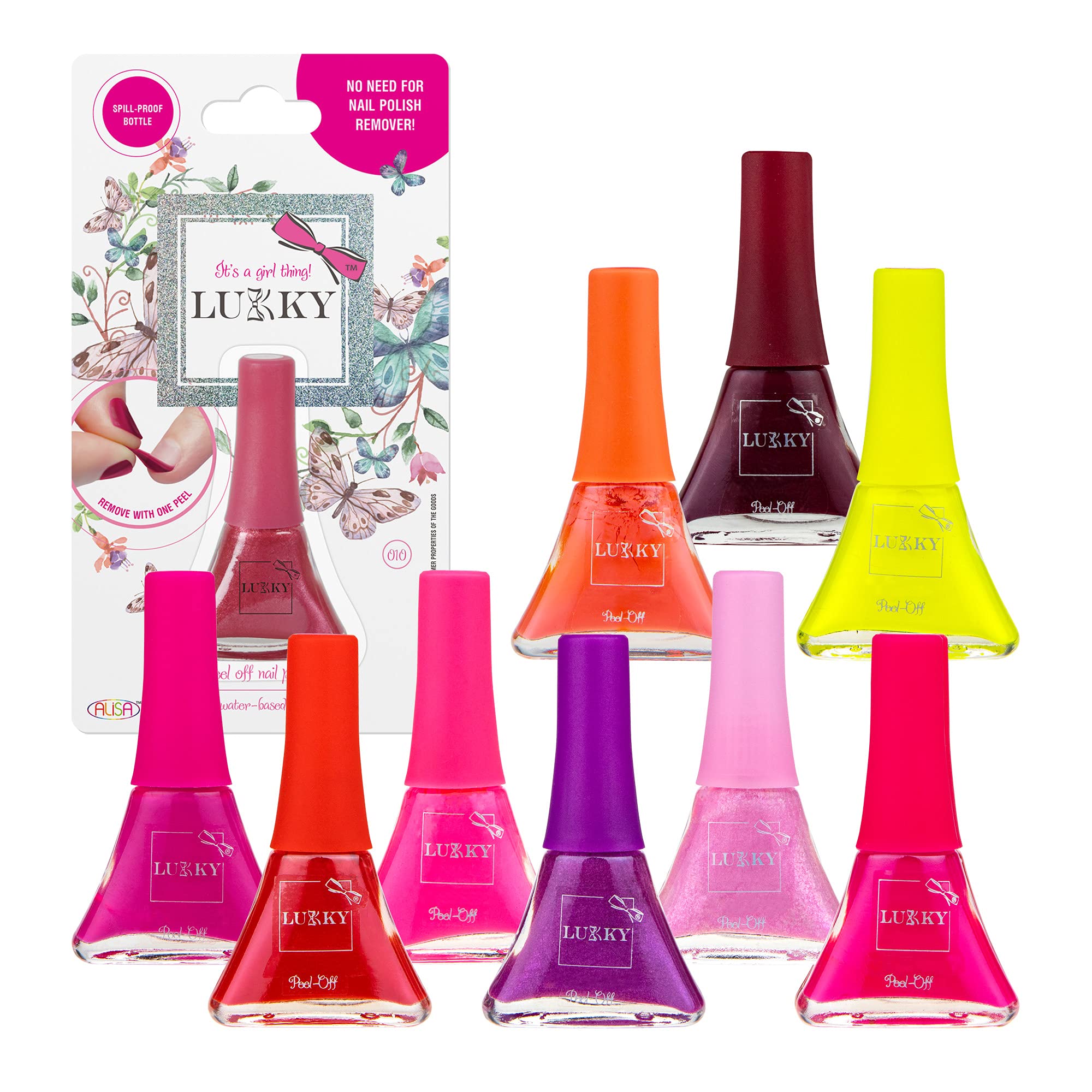 kids nail polish set for girls ages 6+ quick dry nail polish for kids - 12 pack - peel off fingernail polish fast dry nail polish - washable water based non toxic nail polish sets - nail kit for girls (soft colors)