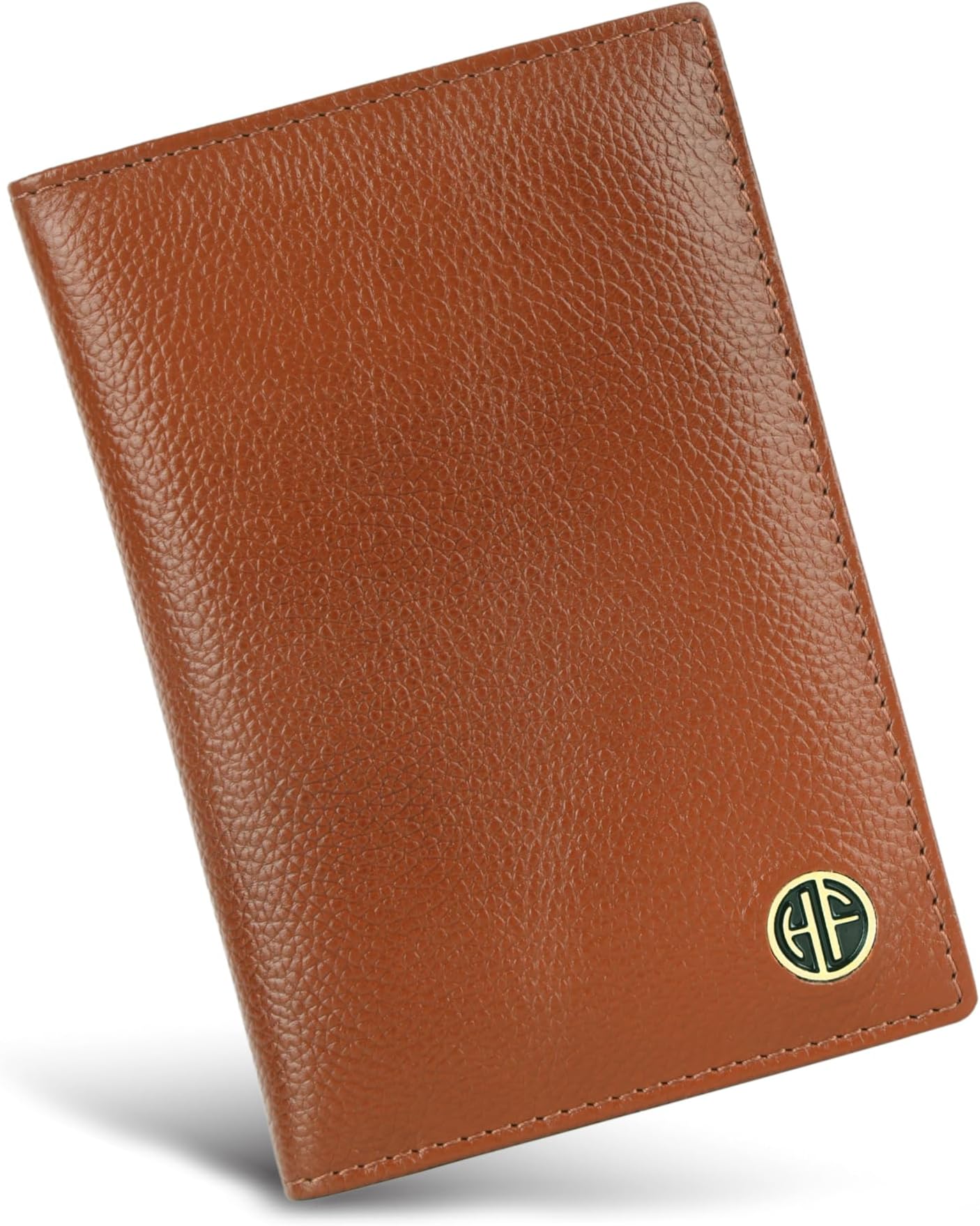 HAMMONDS FLYCATCHER Genuine Leather Passport Cover for Men, Passport Cover for Women, RFID Passport Holder for Men Travel Accessories for Men, Passport Bag for Men, 3 ATM Card Slots - Tan