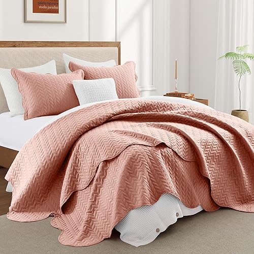 Vista 26 de IR Imperial Rooms - 10 juegos de colcha tamaño individual (68 x 86 pulgadas), para hoteles, habitaciones de huéspedes, colchas ligeras reversibles